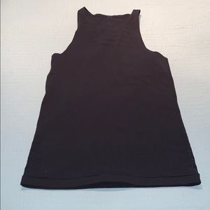 Lululemon stretch tank with perforated detail